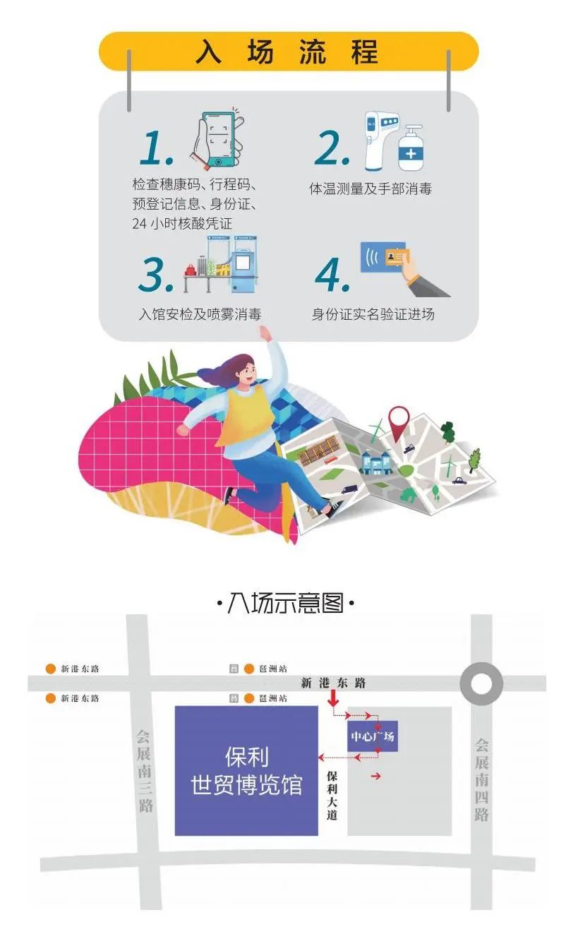 发博会入场流程